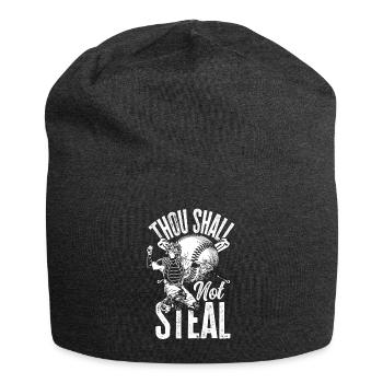 Lustiger Baseball - Jersey-Beanie - Anthrazit - Vorne