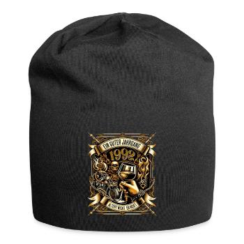 1992 Geburtstag Biker Ein Guter Jahrgang Altert - Jersey-Beanie - Schwarz - Vorne