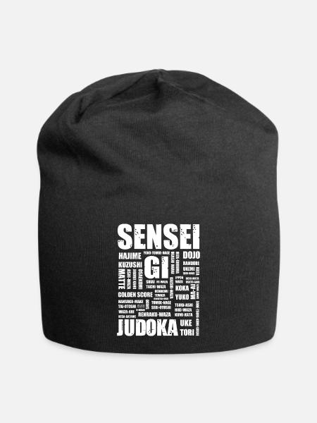 Judo - Bonnet en jersey - noir