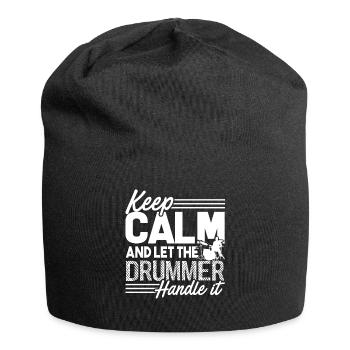 Drummer Let The Drummer Handle It - Jersey Beanie - black - Front