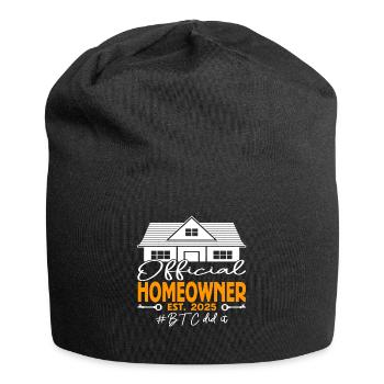 Official Homeowner EST.2025 BTC Did It - Jersey Beanie - black - Front