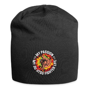 Jiu Jitsu Fighter Ma Passion Mes Arts Martiaux Mixtes - Bonnet en jersey - noir - Devant