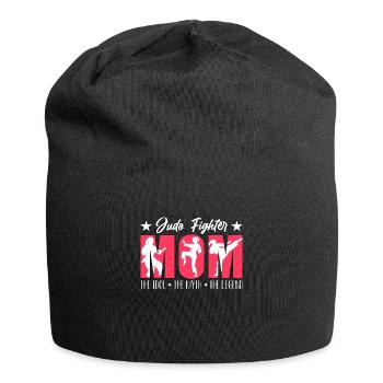 Judo Fighter Mom The Idol The Myth The Judoka - Jersey-Beanie - Schwarz - Vorne