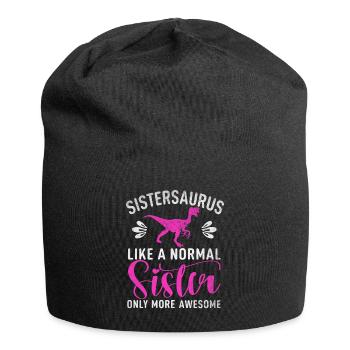 Sister Gifts - Jersey-Beanie - Schwarz - Vorne
