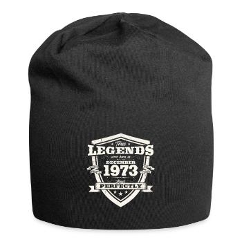 December Vintage 1973 50th Birthday Legend - Jersey Beanie - black - Front