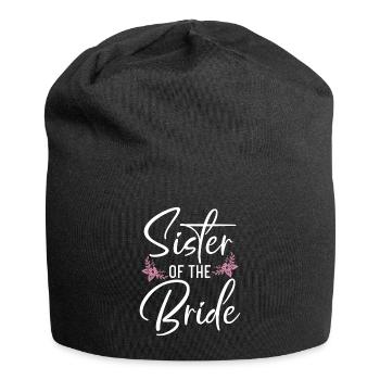 Sister Gifts - Jersey-Beanie - Schwarz - Vorne