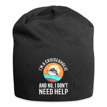Kreuzfahrtschiffleben Tourist - Jersey-Beanie - Schwarz - Vorne