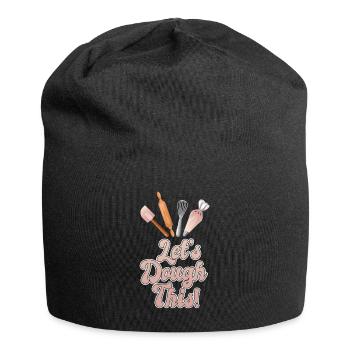 Baker Let's Dough This Croissant Bakery - Jersey Beanie - black - Front