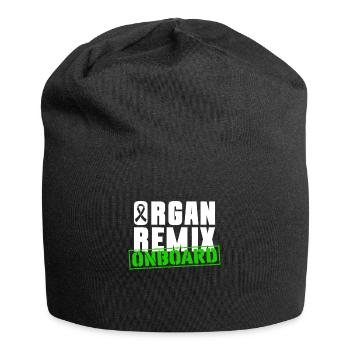 Don d’organes Greffe d’organes Don d’organes - Bonnet en jersey - noir - Devant