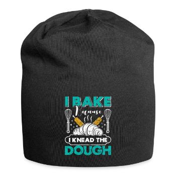 Backfans I Bake I Knead the Dough Backliebe - Jersey Beanie - black - Front