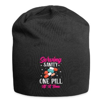 Drôle Psychiatrique - Bonnet en jersey - noir - Devant