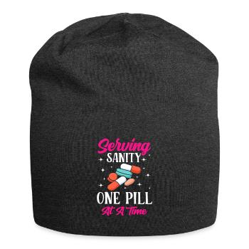 Drôle Psychiatrique - Bonnet en jersey - charbon - Devant