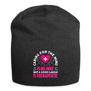 Drôle Psychiatrique - Bonnet en jersey - charbon - Devant