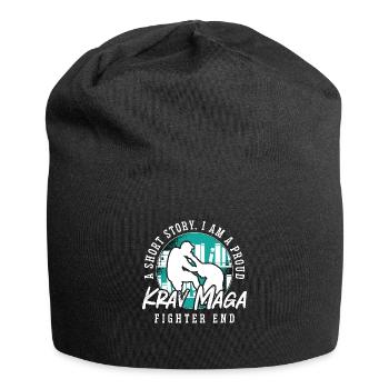 Krav Maga Fighter A Short Story Martial Artist - Jersey-Beanie - Schwarz - Vorne