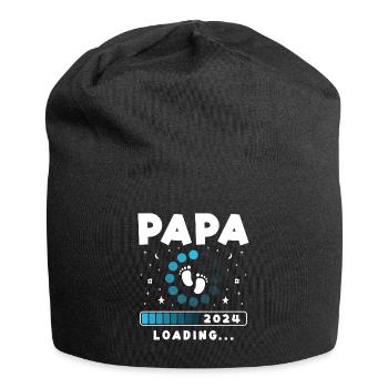 Papa Loading 2024 - Jersey Beanie - black - Front