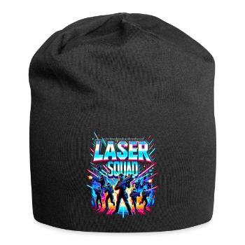 Laser Squad - Jersey-Beanie - Schwarz - Vorne