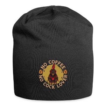 Cock Lover No Coffee No Chicken Coop Coffee Lover - Jersey Beanie - black - Front