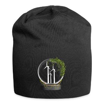 Wind Power Glass Ball Wind Wind Energy - Jersey Beanie - black - Front