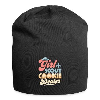 Master of Cookies: Girl Scout Sales Tee - Jersey-Beanie - Schwarz - Vorne