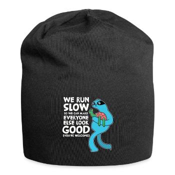 Funny Jogger Clothing Fitness Sport Runner - Bonnet en jersey - noir - Devant