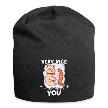 drôle Japon sushi Kpop Wasabi Nigiri sushi - Bonnet en jersey - noir - Devant
