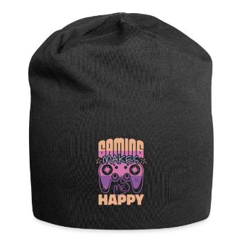 Mantra du joueur joyeux - Bonnet en jersey - noir - Devant