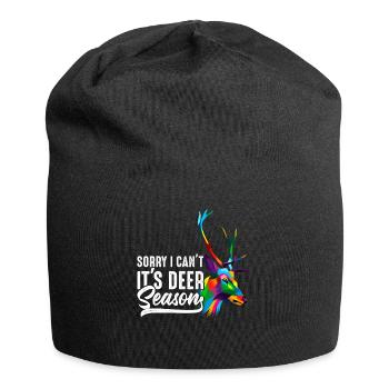 Entschuldigung, ich kann nicht - Jersey-Beanie - Schwarz - Vorne