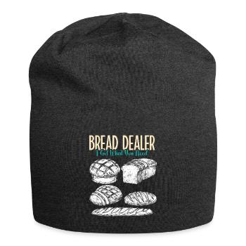 Brotbäcker Bread Dealer Backstube Backfans Brot - Jersey-Beanie - Anthrazit - Vorne