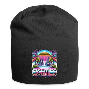 Eighties 80 ́s 80s - Jersey Beanie - black - Front