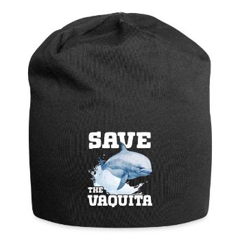 Save the Vaquita Porpoise Cochito - Jersey Beanie - black - Front