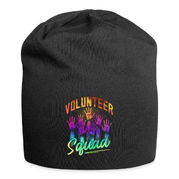 Escouade de bénévoles - Bonnet en jersey - noir - Devant