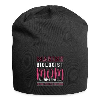 Marine Biologist Mom The Idol The Myth Ecologist - Jersey Beanie - black - Front