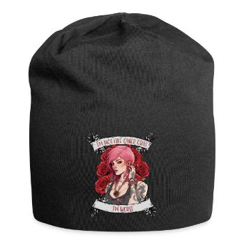 I'm not like other women, I'm worse - Jersey Beanie - black - Front