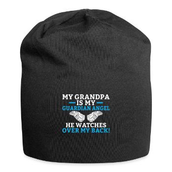 Grandpa Gifts - Jersey-Beanie - Schwarz - Vorne