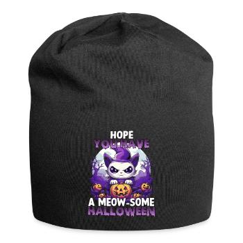 Halloween cats costume for Halloween gift - Jersey Beanie - black - Front
