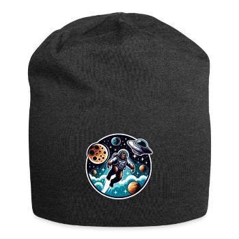 Astronaute Bigfoot de l’espace - OVNI et planètes - Bonnet en jersey - charbon - Devant