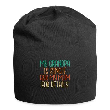 Grandpa Gifts - Jersey-Beanie - Schwarz - Vorne