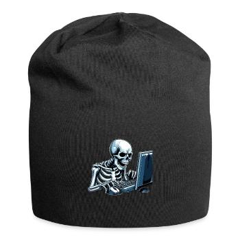 PC-Gamer-Freak-Shirt-Designs- Gamer - Jersey-Beanie - Schwarz - Vorne