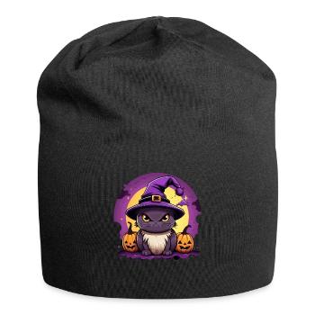 Mean cats Halloween costume for cat owner Kawaii - Jersey Beanie - black - Front