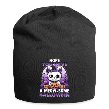 Kawaii cats Halloween costume for Halloween fans - Jersey Beanie - black - Front