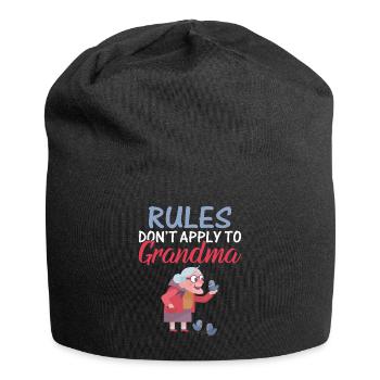 Grandma Gifts - Jersey-Beanie - Schwarz - Vorne