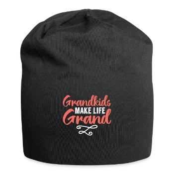 Grandma Gifts - Jersey-Beanie - Schwarz - Vorne