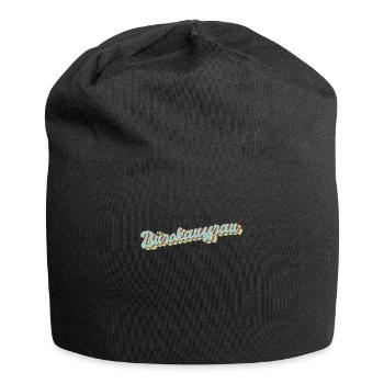 Angestellter Abschluss-Geschenk Bürokauffrau - Jersey-Beanie - Schwarz - Vorne