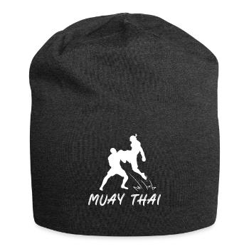 Muay Thaï - Bonnet en jersey - charbon - Devant