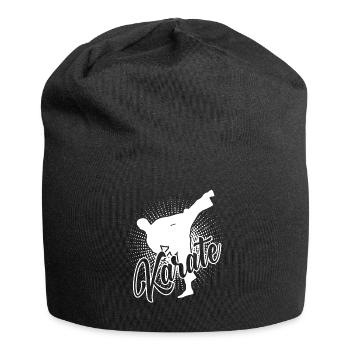 Karate Karate Fighter - Jersey Beanie - black - Front