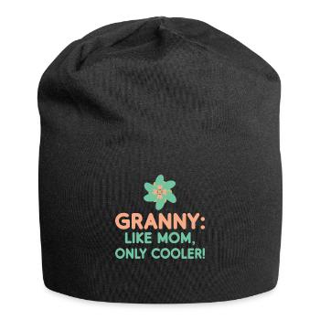 Grandma Gifts - Jersey-Beanie - Schwarz - Vorne