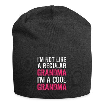 Grandma Gifts - Jersey-Beanie - Anthrazit - Vorne