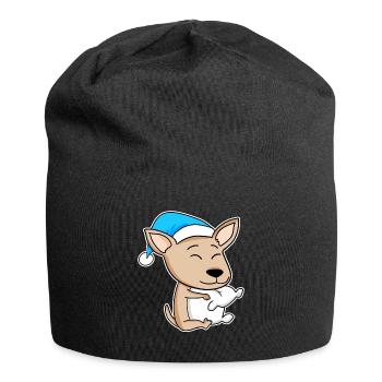 Chihuahua Sleeping Fatigue Dog Dog Breed - Jersey Beanie - black - Front