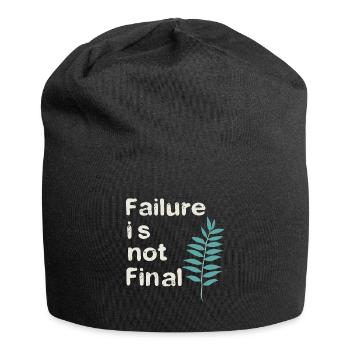 FAILURE IS NOT FINAL 01 - Jersey Beanie - black - Front
