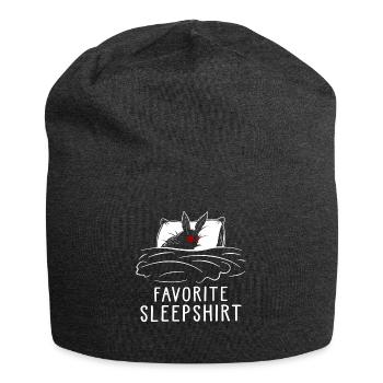 Favorite Sleepshirt - Jersey-Beanie - Anthrazit - Vorne